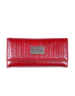 Club Rochelier Glam Slim Clutch Wallet - Red