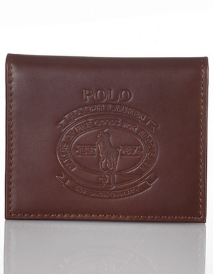 Polo Ralph Lauren Leather Card Case - Tan