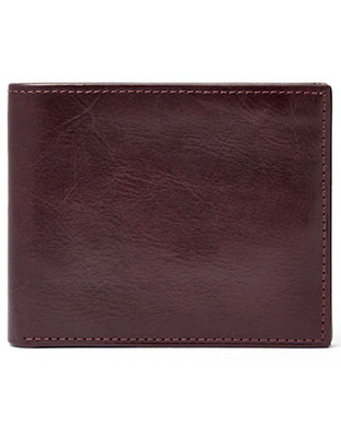 Fossil Truman Bifold Wallet - Red