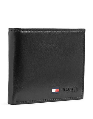 Tommy Hilfiger Stockton Wallet with Coin Pocket - Black