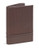 Black Brown 1826 Textured Leather Trifold Wallet - Brown