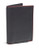 Black Brown 1826 Leather Contrast Trim Card Case - Blue