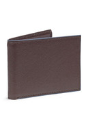 Black Brown 1826 Leather Contrast Trim Passcase - Brown