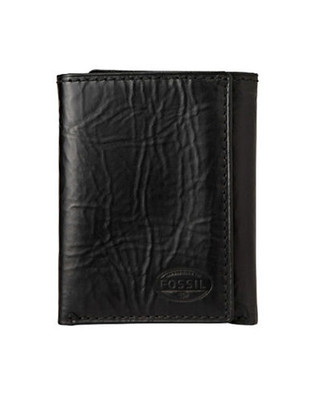 Fossil Norton Trifold Wallet - Black
