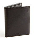 Black Brown 1826 Multi Card Holder Wallet - Black