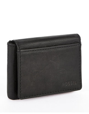 Fossil Ingram Execufold Leather Wallet - Black