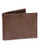 Kenneth Cole Reaction Bi fold Sleek Traveler Passcase Leather Wallet - Brown