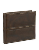 Dockers Pocketmate Leather Wallet - Dark Brown