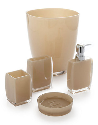 Distinctly Home Milk Acrylic Wastebasket - Taupe