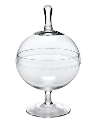 Distinctly Home Globe Clear Glass Jar - Clear