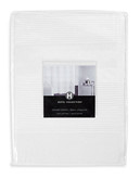 Hotel Collection Woven Pleat Shower Curtain - White