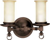 Santiago Collection Roasted Java 2-light Wall Sconce