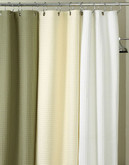 Hotel Collection Waffle Shower Curtain - White