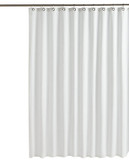 Glucksteinhome Hampton Matelasse Shower Curtain - White