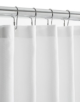 Distinctly Home Microfibre Shower Curtain - White