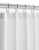 Distinctly Home Microfibre Shower Curtain - White