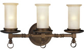 Santiago Collection Roasted Java 3-light Wall Sconce