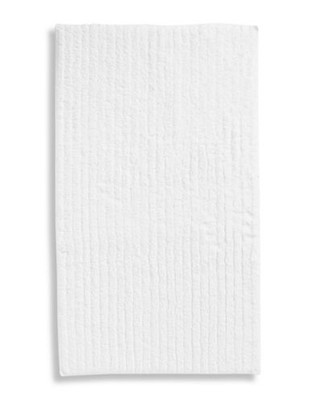 Hotel Collection Small Ribbed Bath Mat - White - 36 22