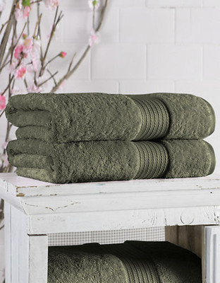 Lauren Ralph Lauren Greenwich Bath Sheet - Rosemary Green - Bath Sheet