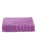 Lacoste Croc Bath Towel - Berry - Bath Towel