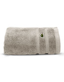 Lacoste Croc Hand Towel - Pebble - Hand Towel