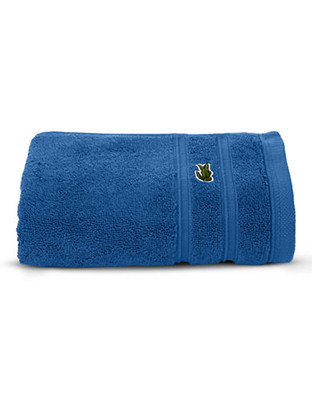 Lacoste Croc Hand Towel - Ocean - Hand Towel