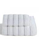 Distinctly Home Romantique Sculpted Bath Towel - Striped - 12X18