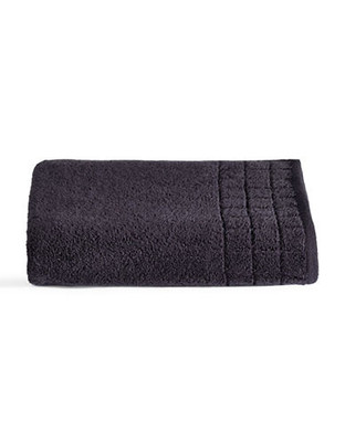 Calvin Klein Sculpted Grid Bath Towel - Midnight - Bath Towel