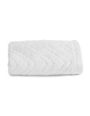 Hotel Collection Chevron Wash Cloth - White - Wash Cloth