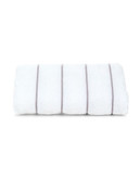 Distinctly Home Romantique Sculpted Striped Hand Towel - White - Hand Towel
