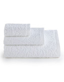 Distinctly Home Romantique Sculpted Hand Towel - White - Hand Towel