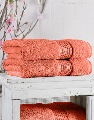 Lauren Ralph Lauren Greenwich Hand Towel - Papaya - Hand Towel