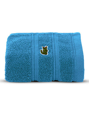 Lacoste Croc Washcloth - Lagoon - Wash Cloth