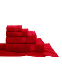 Distinctly Home Soft Luxury Cotton Hand Towel - Red - Hand Towel