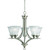 Trinity Collection Brushed Nickel 5-light Chandelier