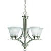 Trinity Collection Brushed Nickel 5-light Chandelier