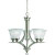 Trinity Collection Brushed Nickel 5-light Chandelier