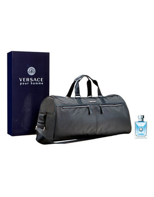 Versace Pour Homme 100ml Eau de Toilette spray and Versace Weekend bag - No Colour