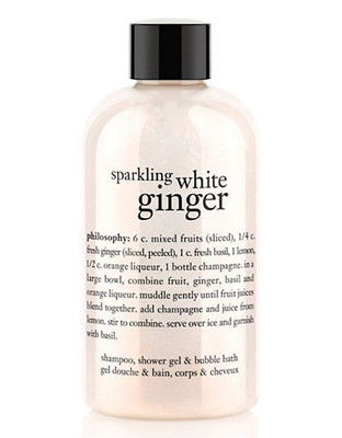 Philosophy sparkling white ginger shampoo shower gel and bubble bath - No Colour - 480 ml