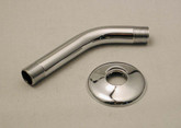 6 In. Metal Shower Arm and Flange