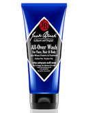 Jack Black All-Over Wash for Face, Hair & Body with Wheat Protein & Panthenol - No Colour