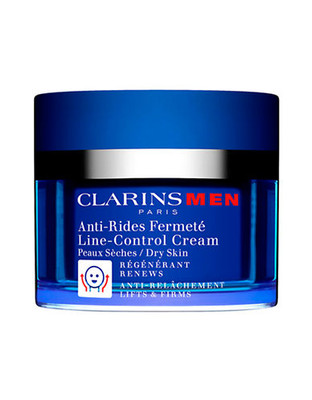 Clarins Men Linecontrol Cream For Dry Skin - No Colour