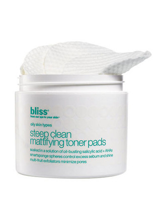 Bliss Steep Clean Mattifying Toner Pads - No Colour