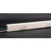 Hard Wired  Multi-Outlet Strip Ivory