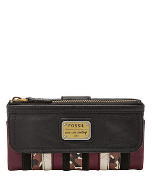 Fossil Emory Zip Clutch - Brown