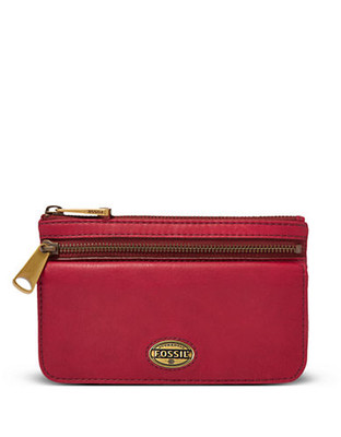Fossil Explorer Flap Clutch - Red