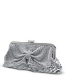 Jessica Mcclintock Frame Clutch  Mini Bag - Silver