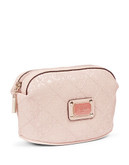 Guess Juliet Quilted Signature Cosmetics Pouch - Pink