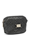 Guess Juliet Quilted Signature Cosmetics Pouch - Black