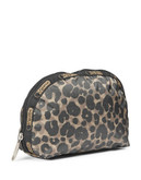 Lesportsac Medium Dome Cosmetics Pouch - Army Cheetah
